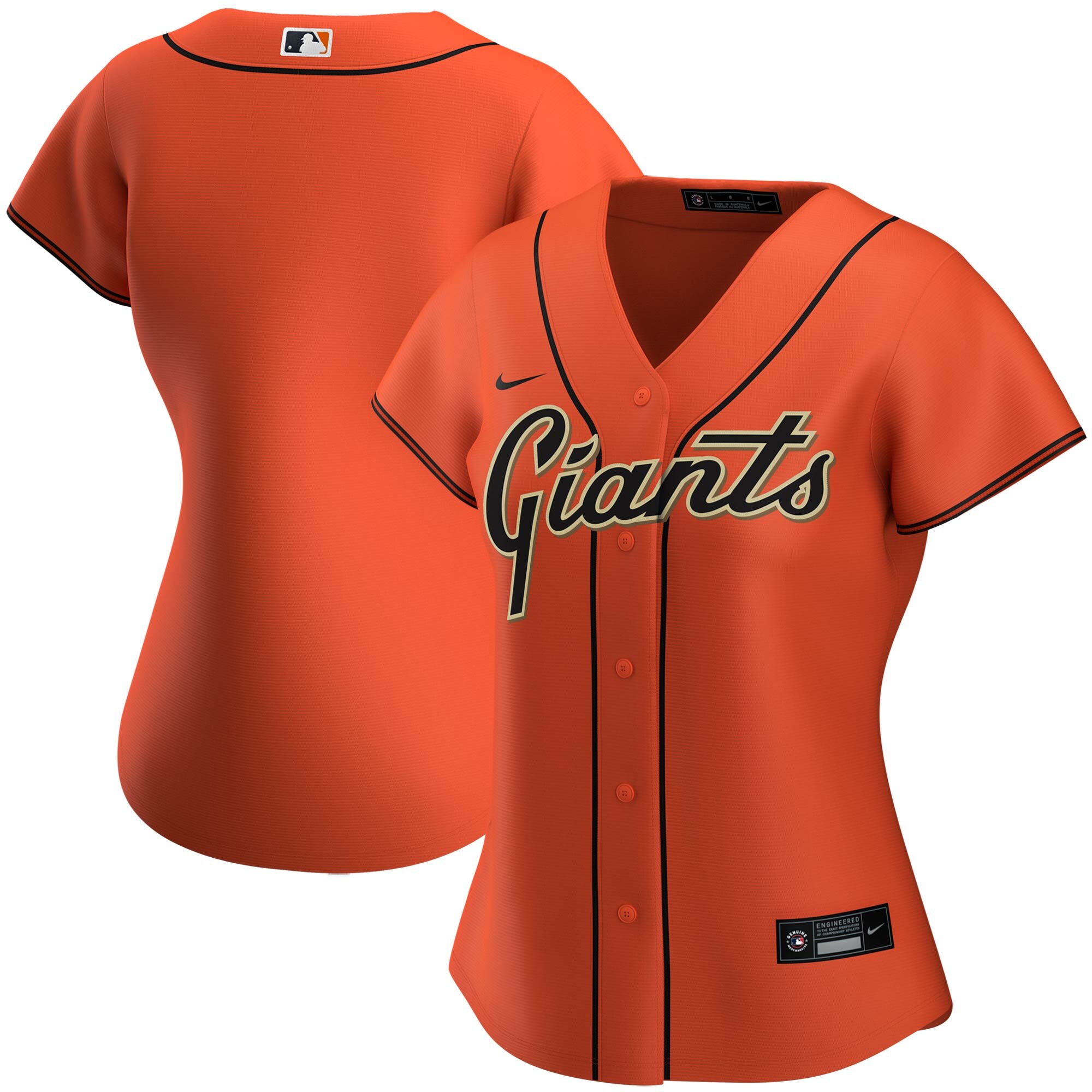 San Francisco Giants Nike Women's Alternate 2020 MLB Team Jersey Orange